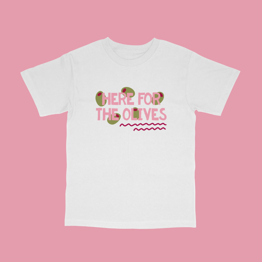 NEW Here For The Olives Tee