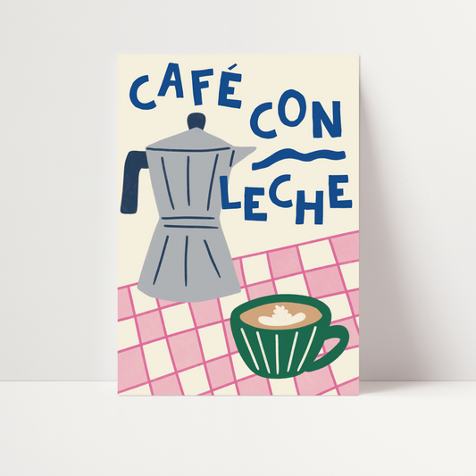 Café con Leche Print