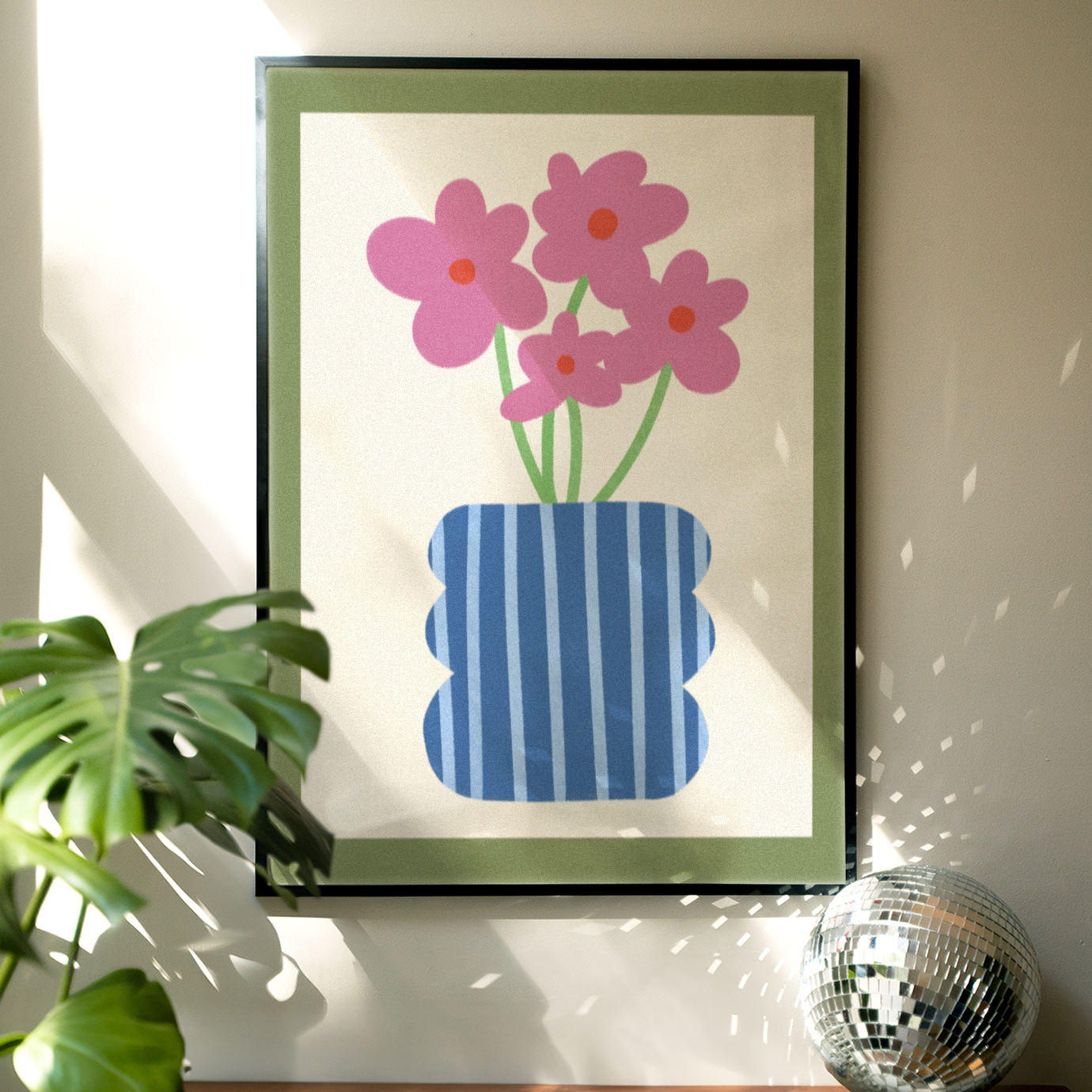 Funky Vase Print