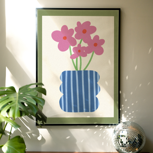 Funky Vase Print