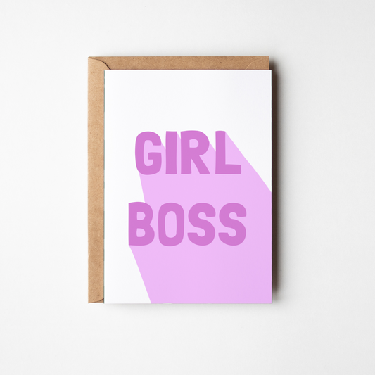 Girl Boss Card