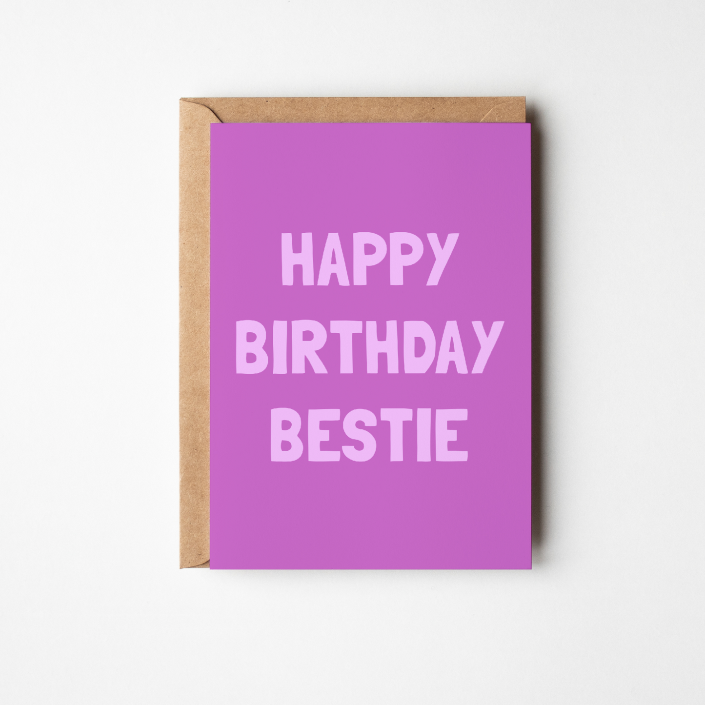 Happy Birthday Bestie Card