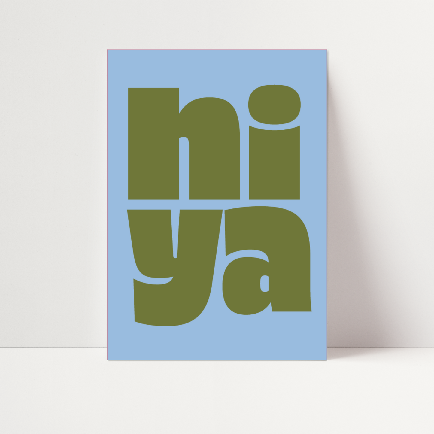 Hiya Print