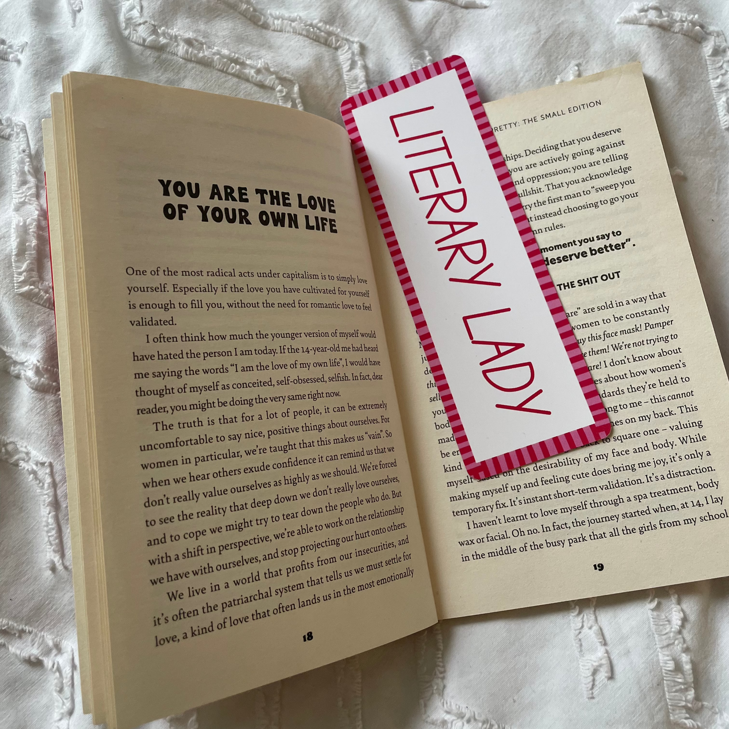 "Literary Lady" Bookmark