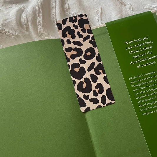 Leopard Print Bookmark