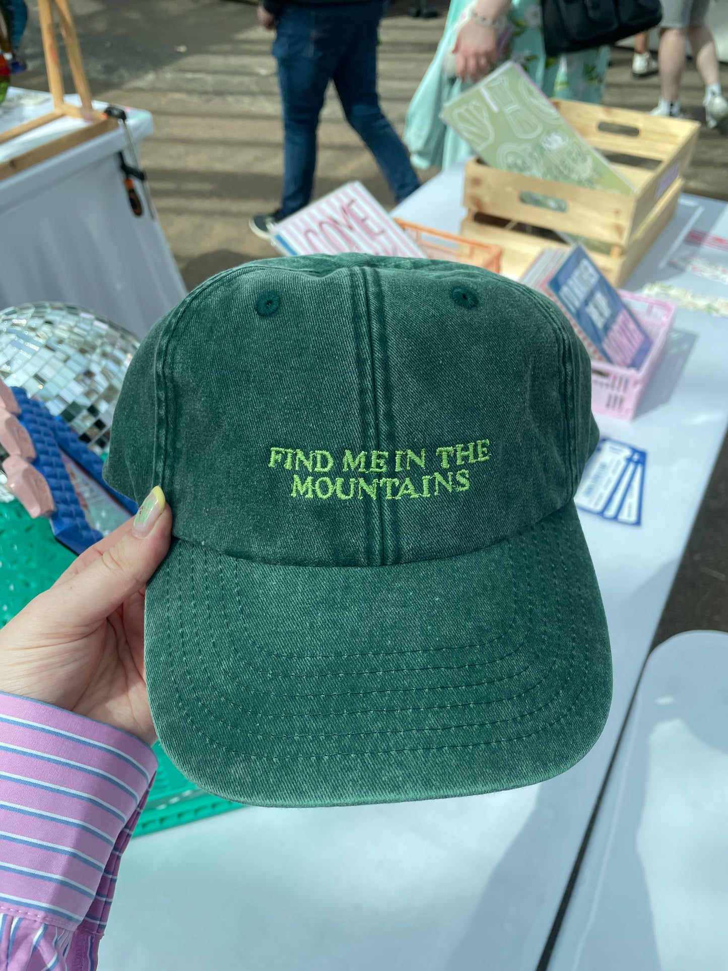 Find Me In The Mountains Cap