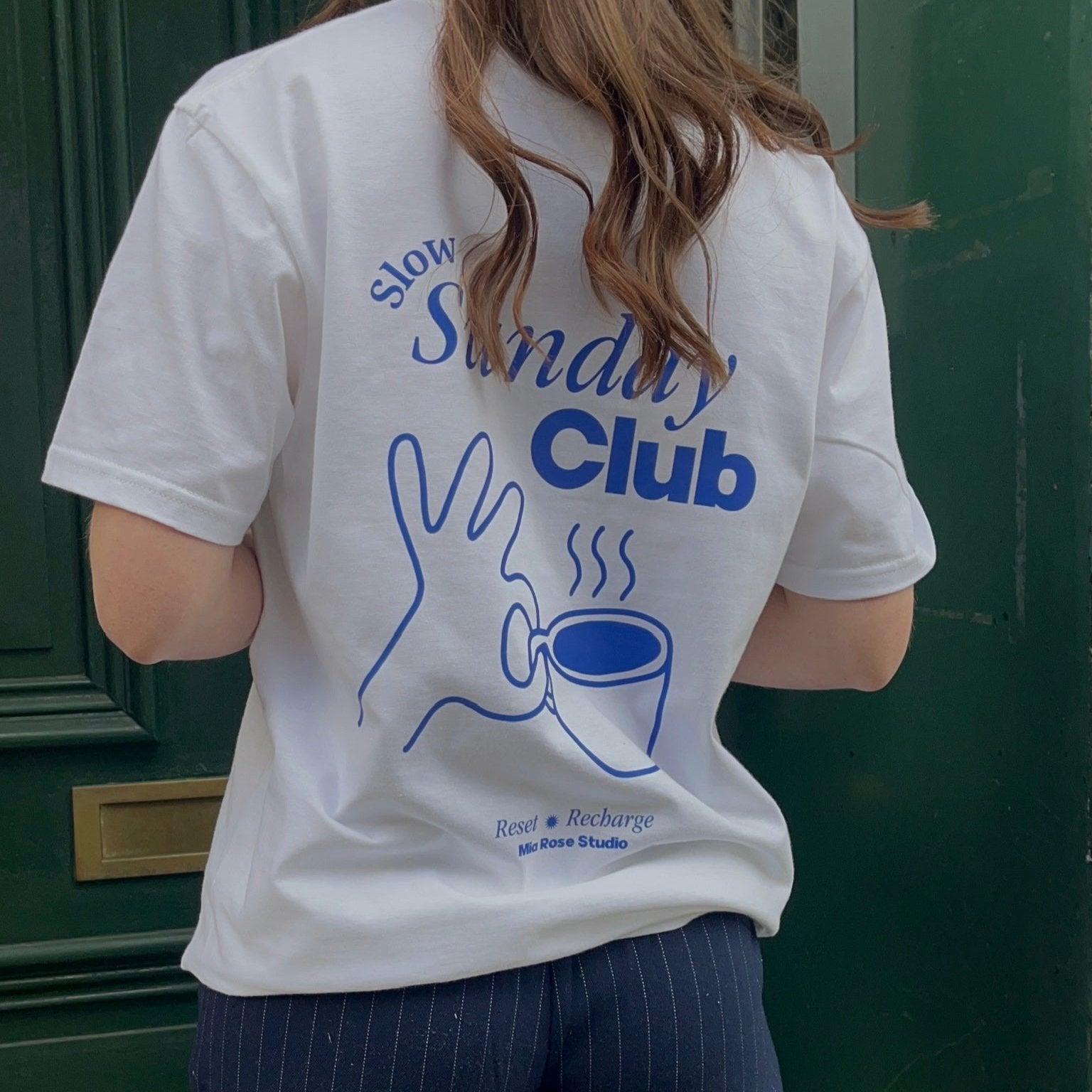 Slow Sunday Club Tee – MIA ROSE STUDIO