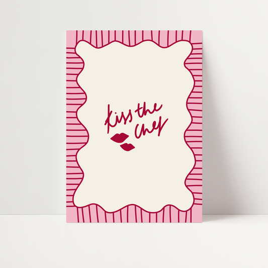 Kiss the Chef Print