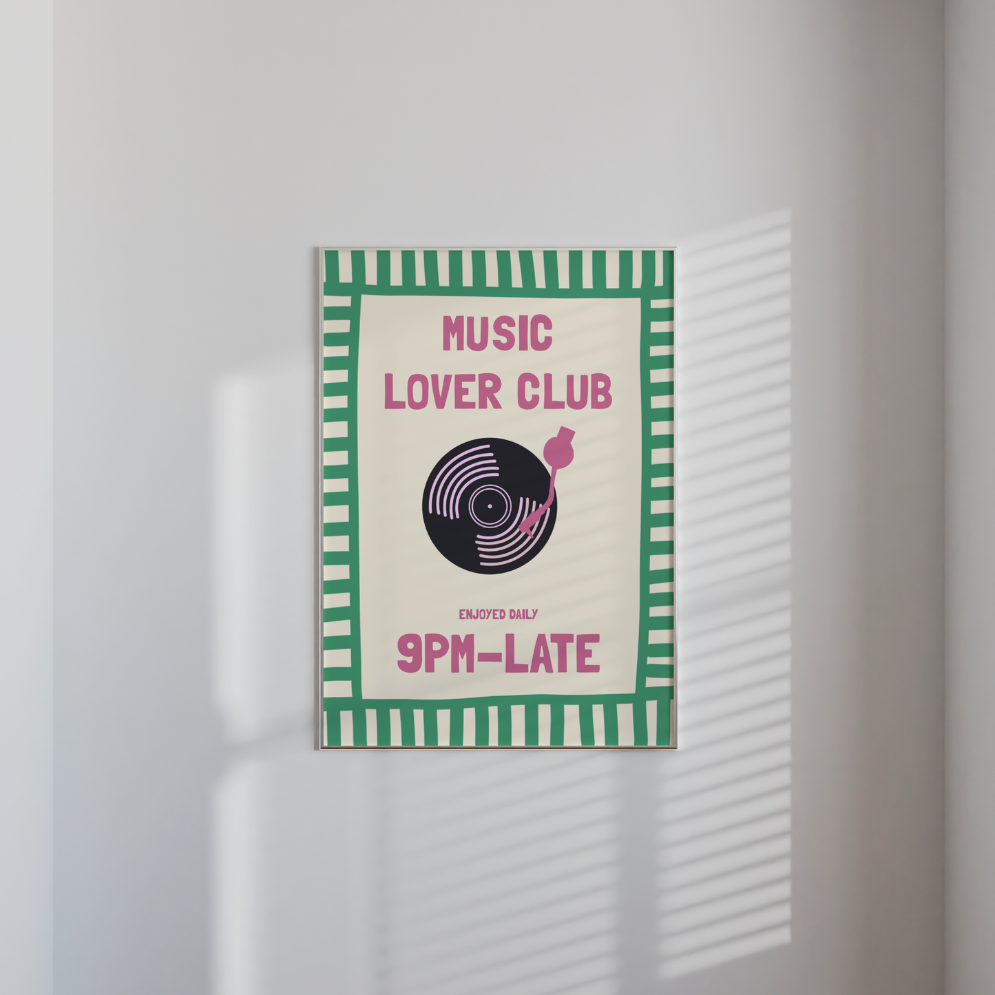 Music Lover Club Print