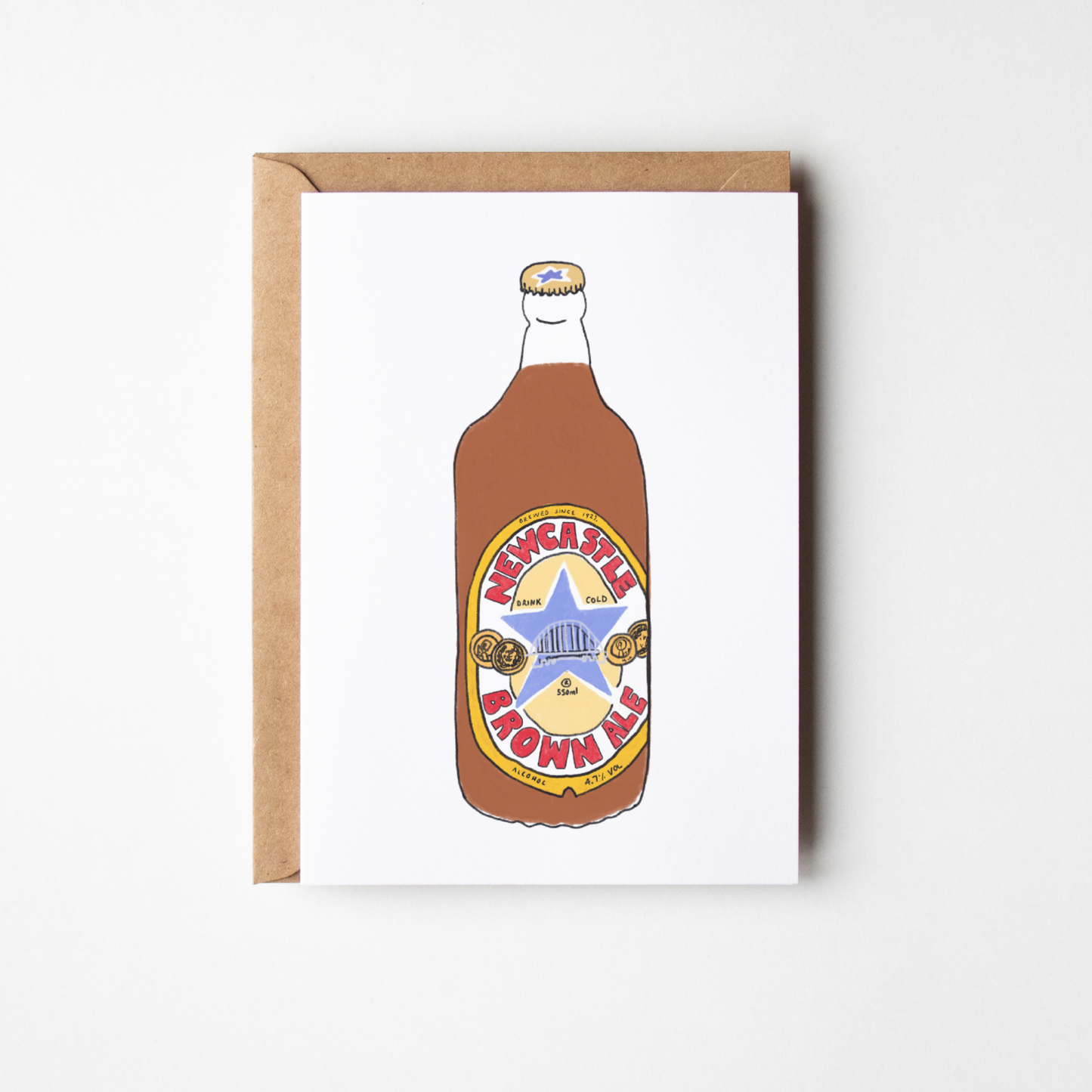 Newcastle Brown Ale Card