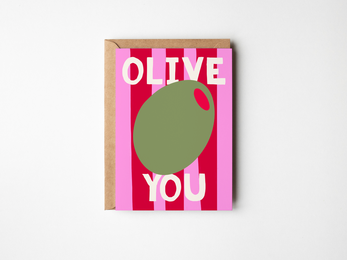 Olive You Card