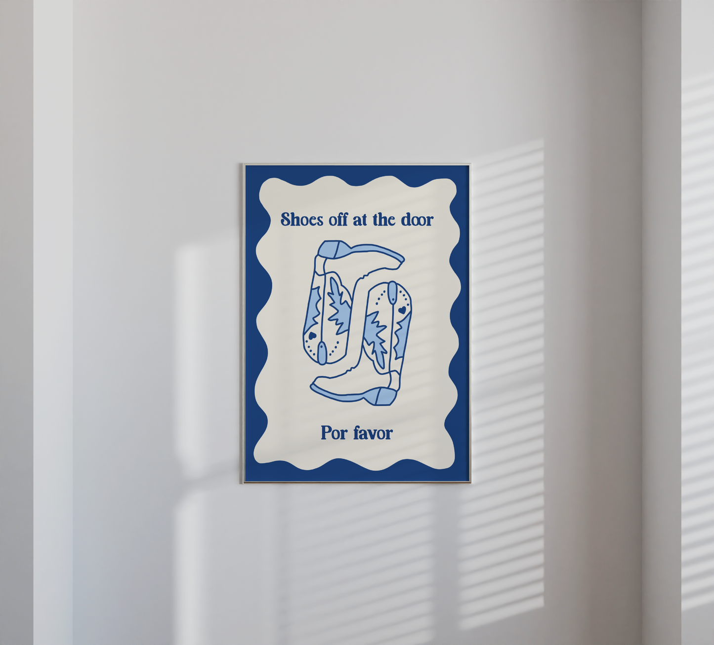 'Shoes Off At The Door, Por Favor' Print