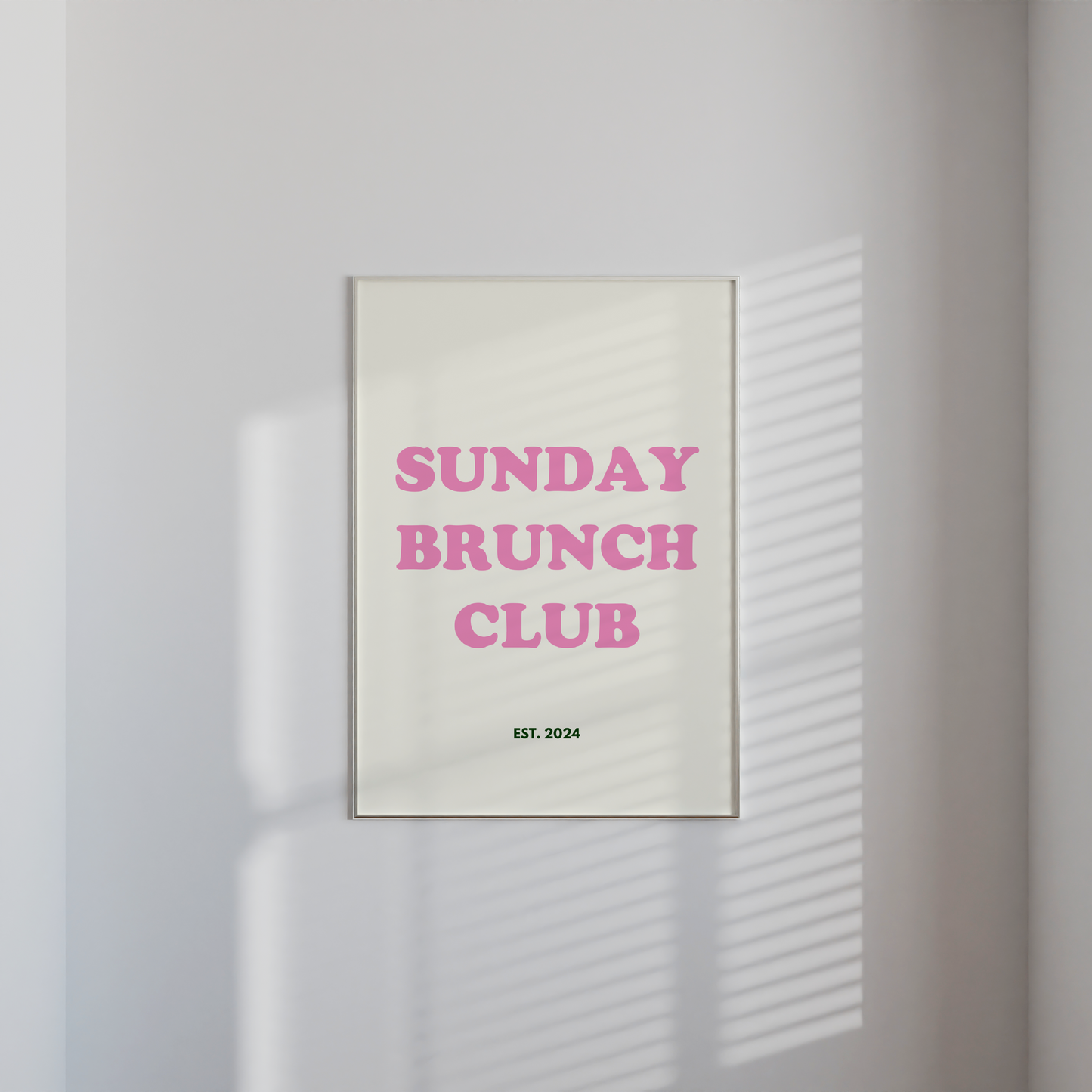 Sunday Brunch Club Print