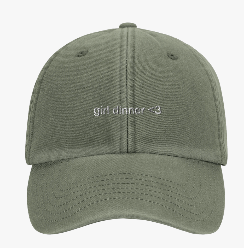 Girl Dinner Cap