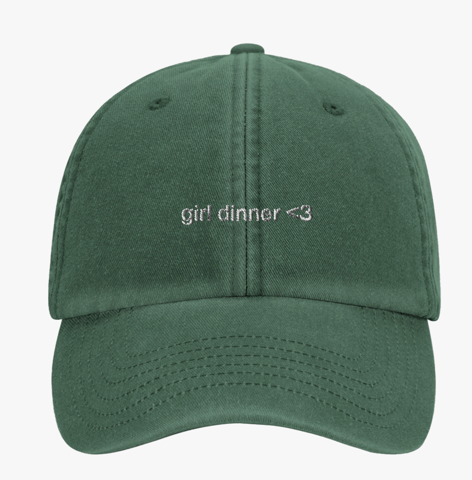Girl Dinner Cap
