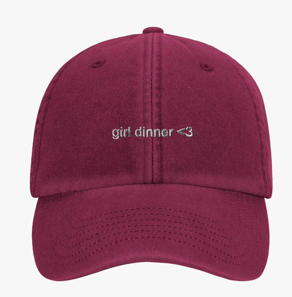 Girl Dinner Cap