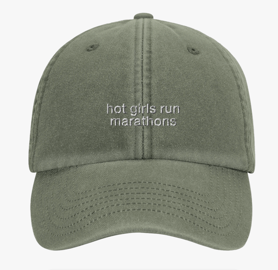 Hot Girls Run Marathons Cap