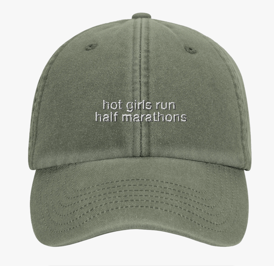 Hot Girls Run Half Marathons Cap