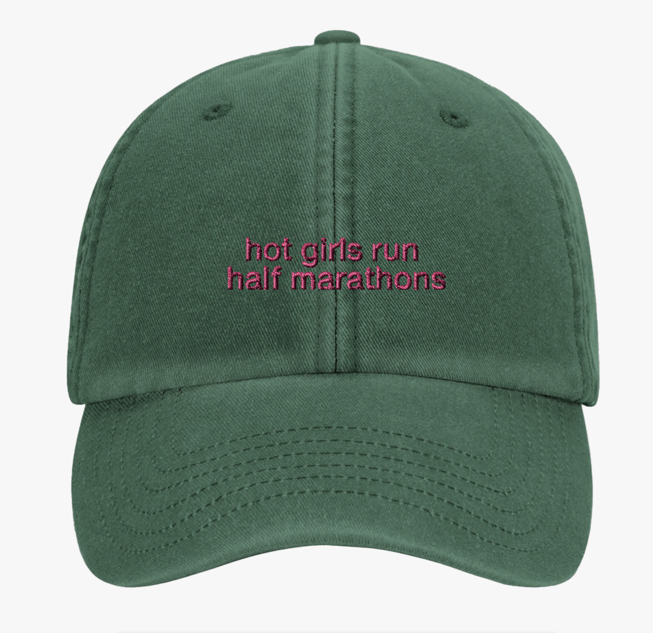 Hot Girls Run Half Marathons Cap