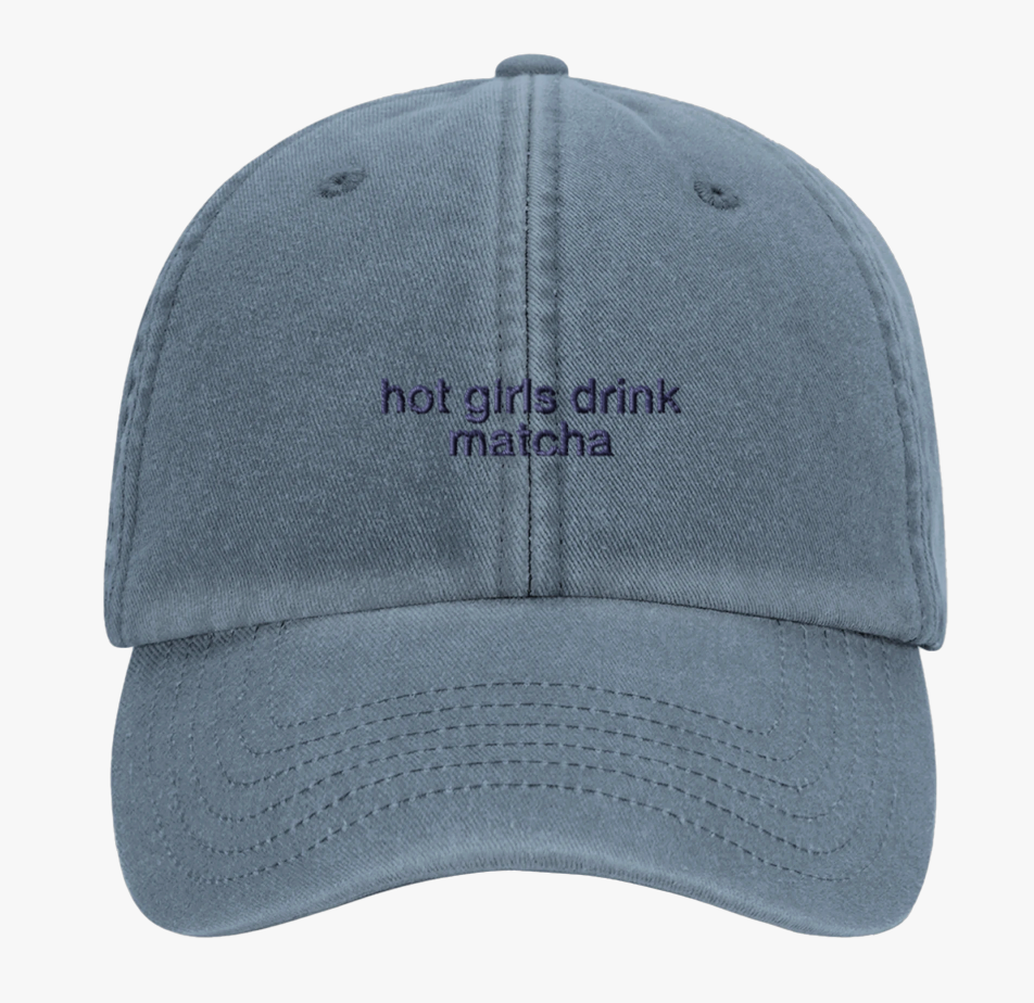 Hot Girls Drink Matcha Cap