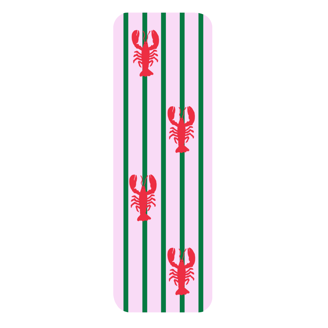 Stripy Lobster Bookmark